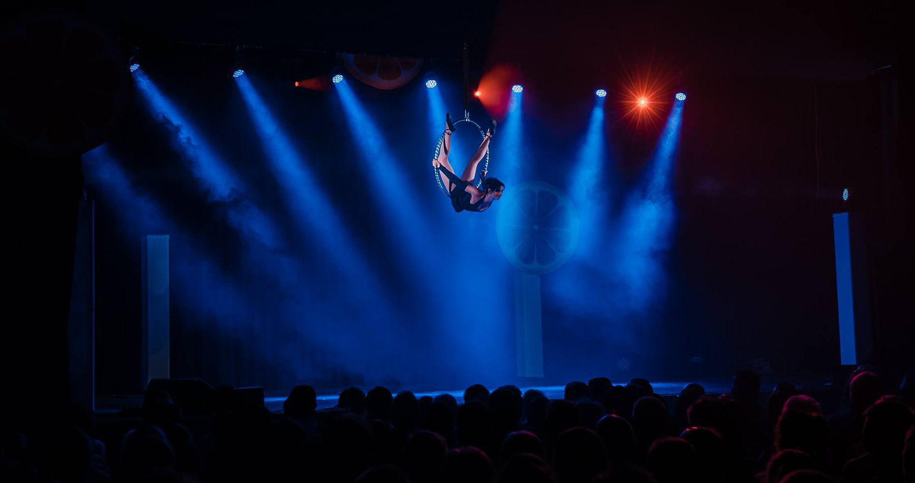 Aerial Hoop Performance at the circus
